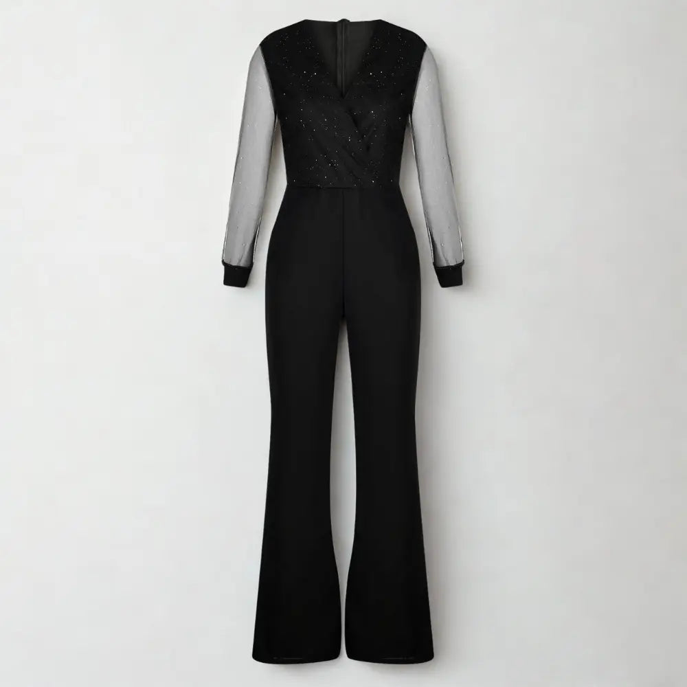 Marwa - Elegant jumpsuit with glitter top