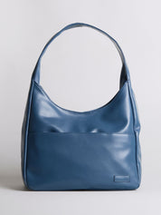 Minimalist Vegan Leather Hobo Shoulder Bag