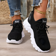 Sporty Lightweight Sneakers with Chunky Sole for Women