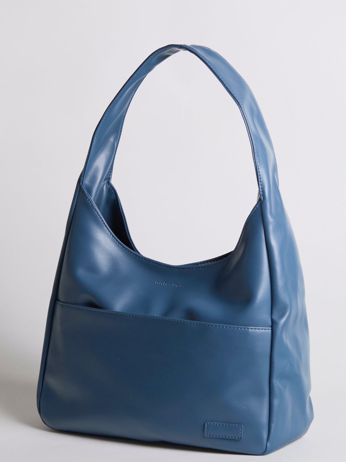 Minimalist Vegan Leather Hobo Shoulder Bag