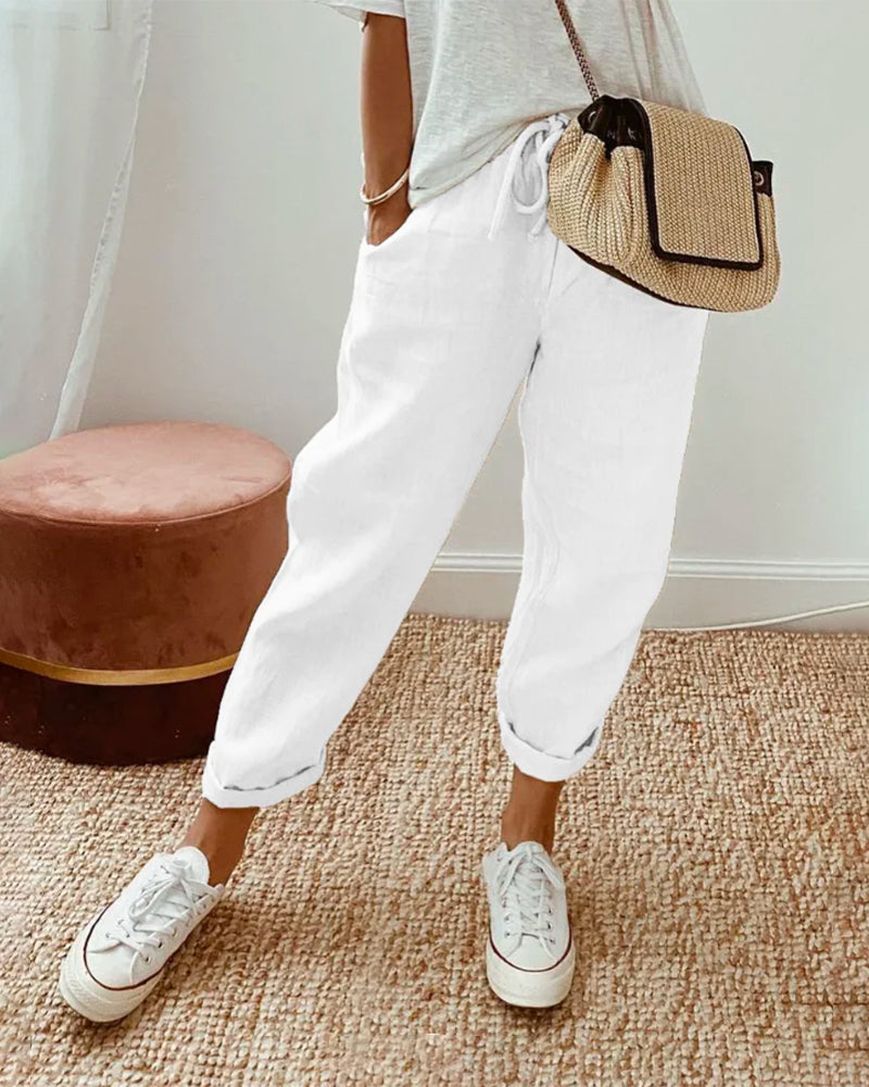 Olivia - Breathable Anti-Moisture Pants | Comfortable Fit