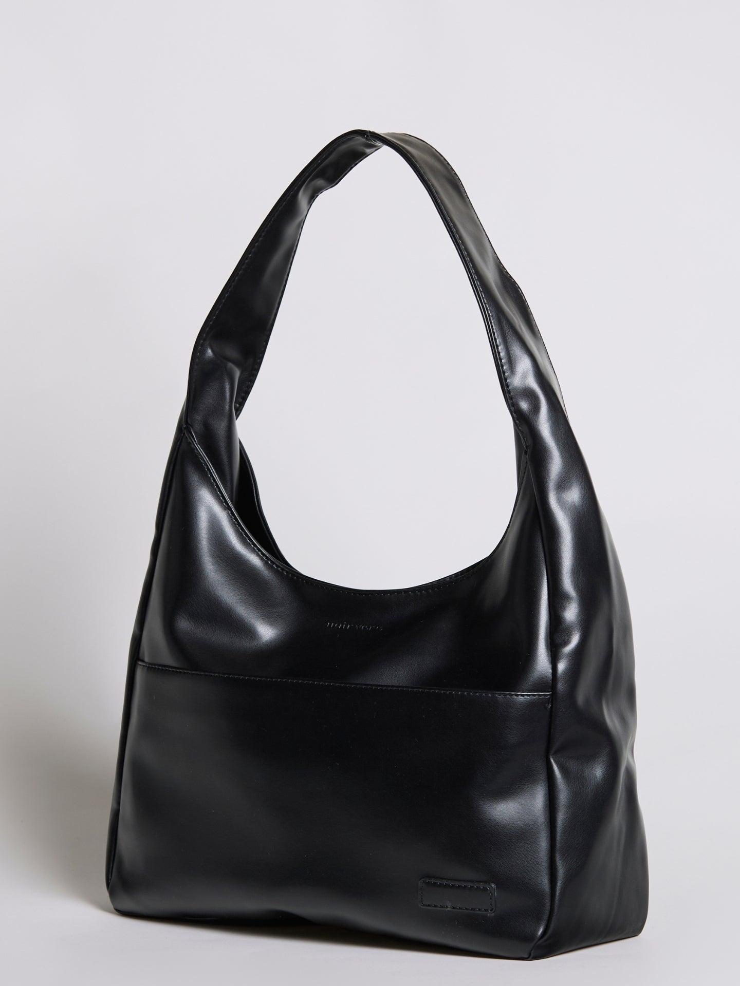 Minimalist Vegan Leather Hobo Shoulder Bag