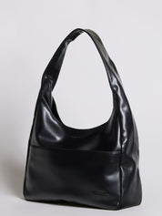 Minimalist Vegan Leather Hobo Shoulder Bag