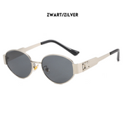 Stylish Women's Sunglasses with Round Frame and Luxury Finish