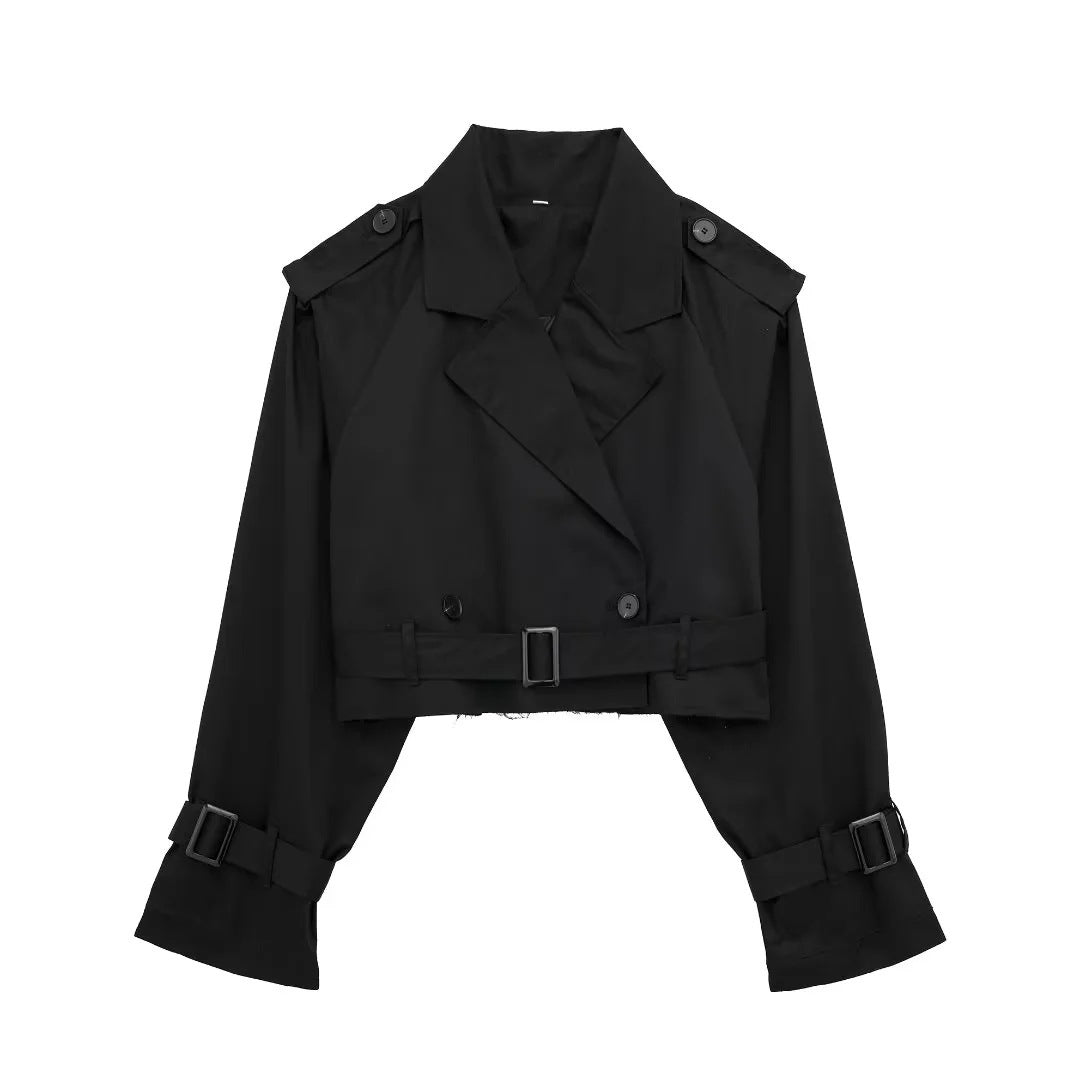 Lilia - Short Stylish Trench Coat
