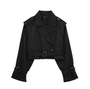 Stylish Women's Short Trench Coat for a Casual Look