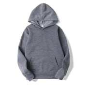 Casual Unisex Hoodie with Kangaroo Pocket and Hood