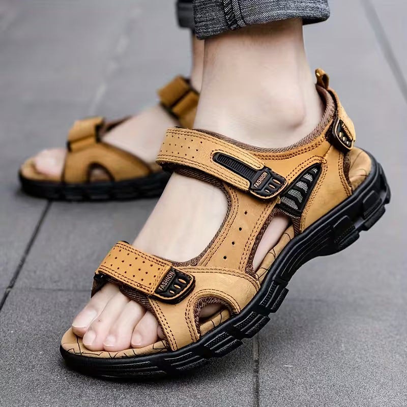 Orthopedic Outdoor Sandals with Adjustable Straps for Men