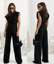 Chic Co-ord Set for Women with Sleeveless Design