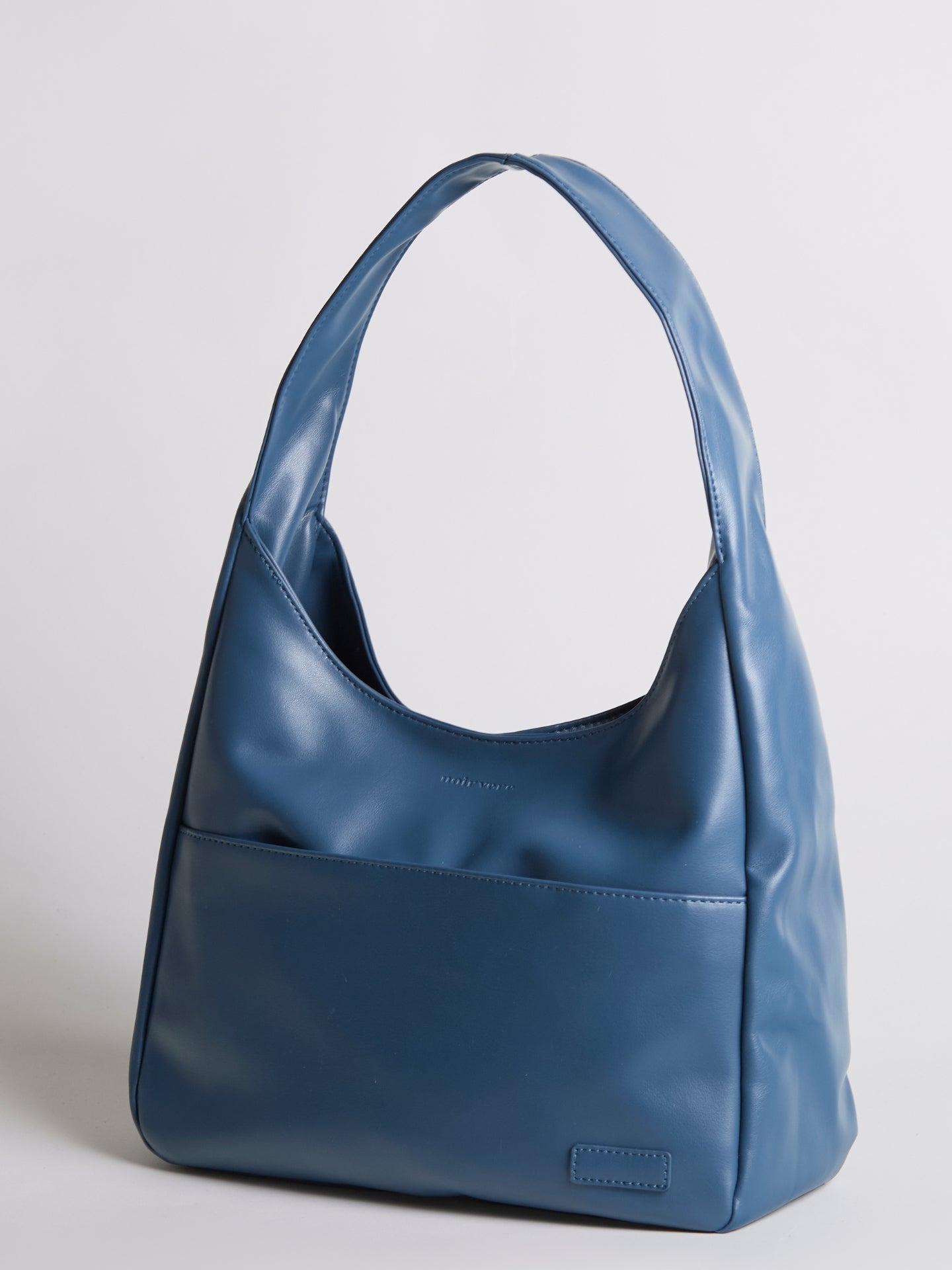 Minimalist Vegan Leather Hobo Shoulder Bag