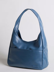 Minimalist Vegan Leather Hobo Shoulder Bag