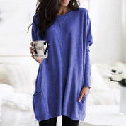 Women's Sweater Dress with Pockets