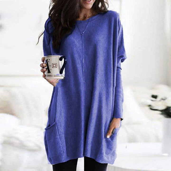 Women's Sweater Dress with Pockets