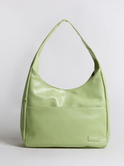 Minimalist Vegan Leather Hobo Shoulder Bag