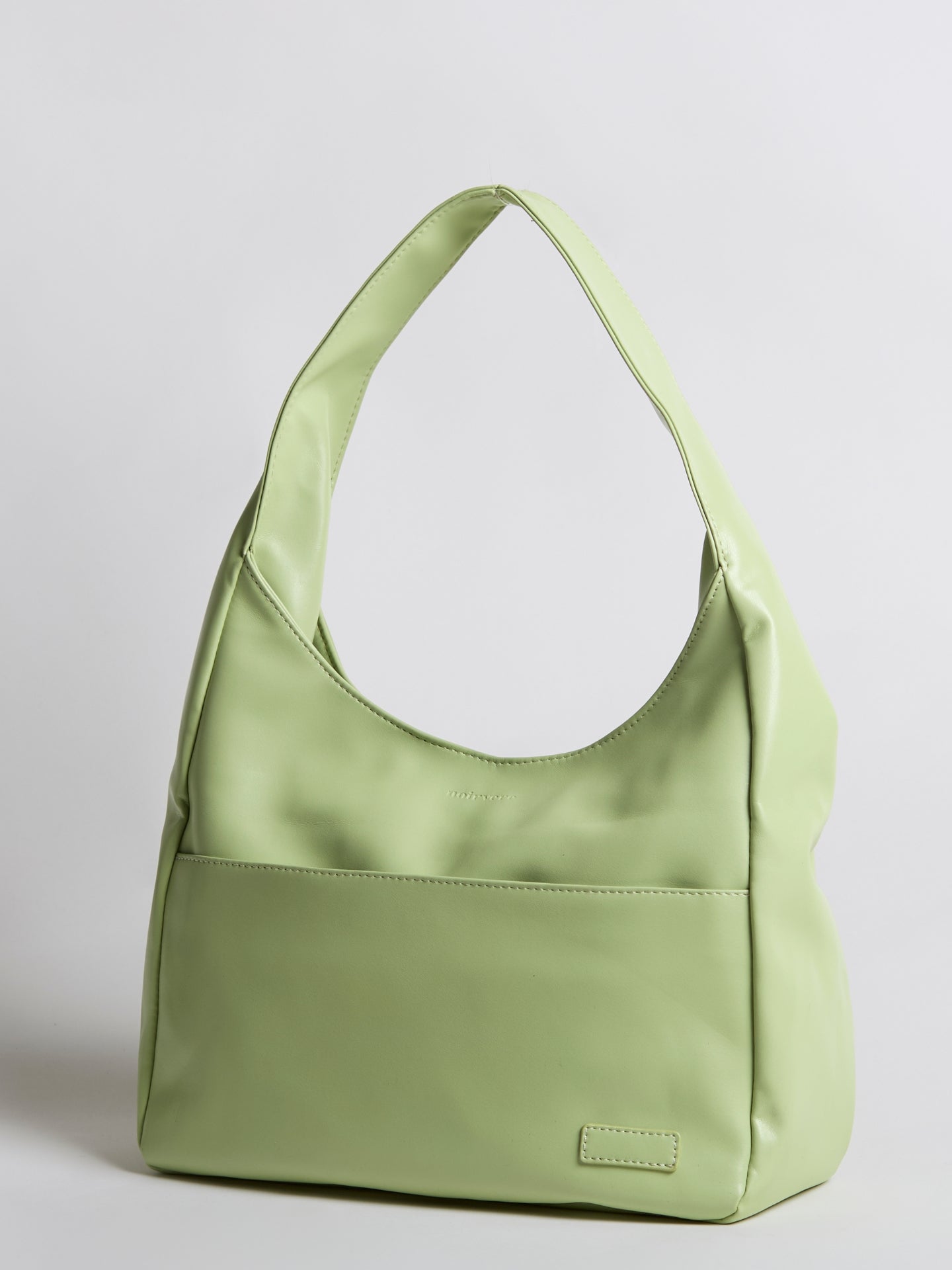 Minimalist Vegan Leather Hobo Shoulder Bag