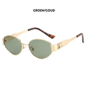 Stylish Women's Sunglasses with Round Frame and Luxury Finish