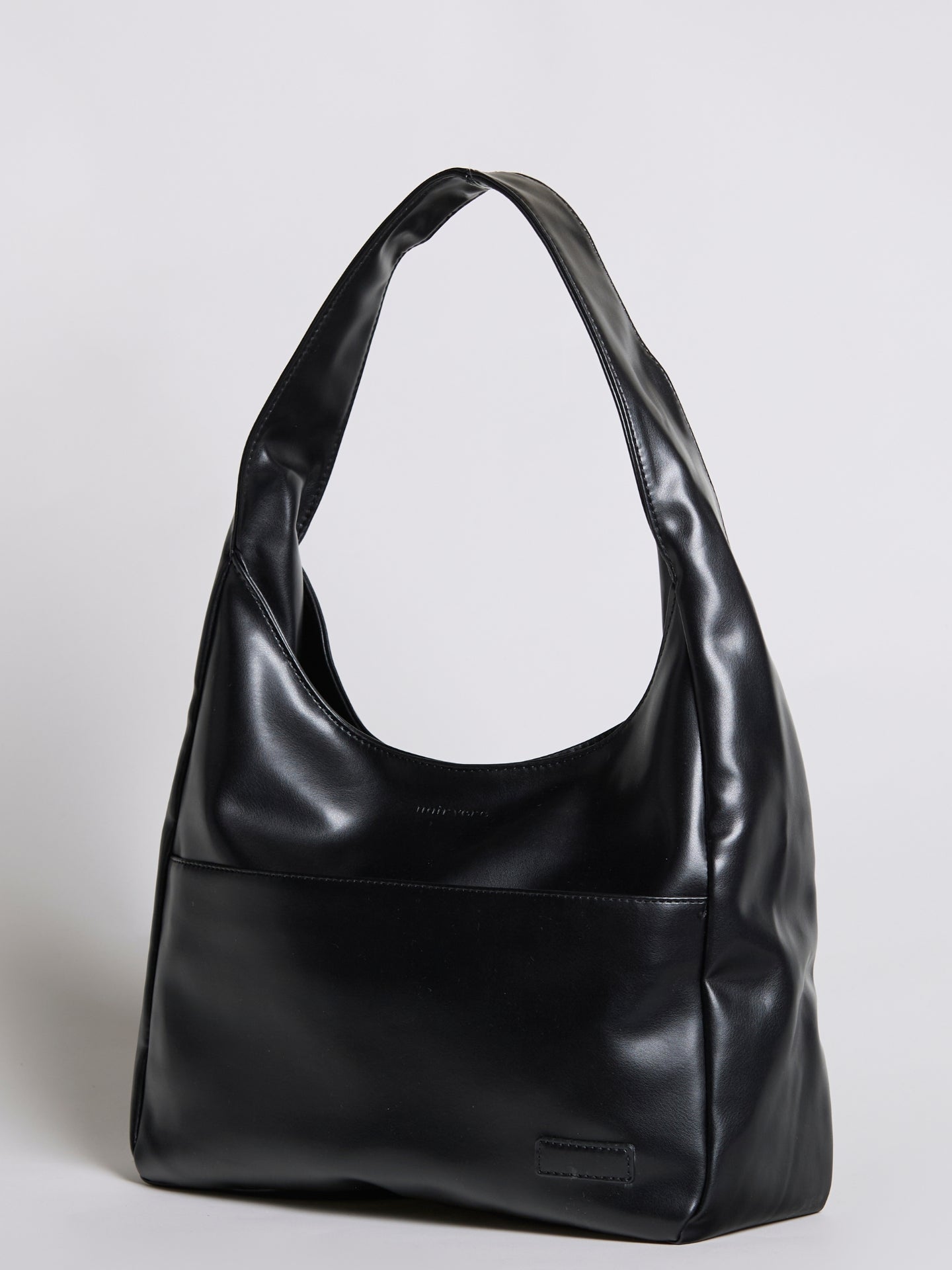 Minimalist Vegan Leather Hobo Shoulder Bag