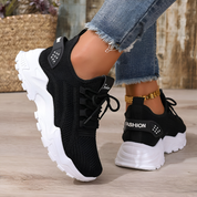 Sporty Lightweight Sneakers with Chunky Sole for Women