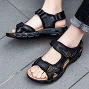Orthopedic Outdoor Sandals with Adjustable Straps for Men
