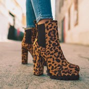 Women's Trendy Comfortable Ankle Boots with Block Heel
