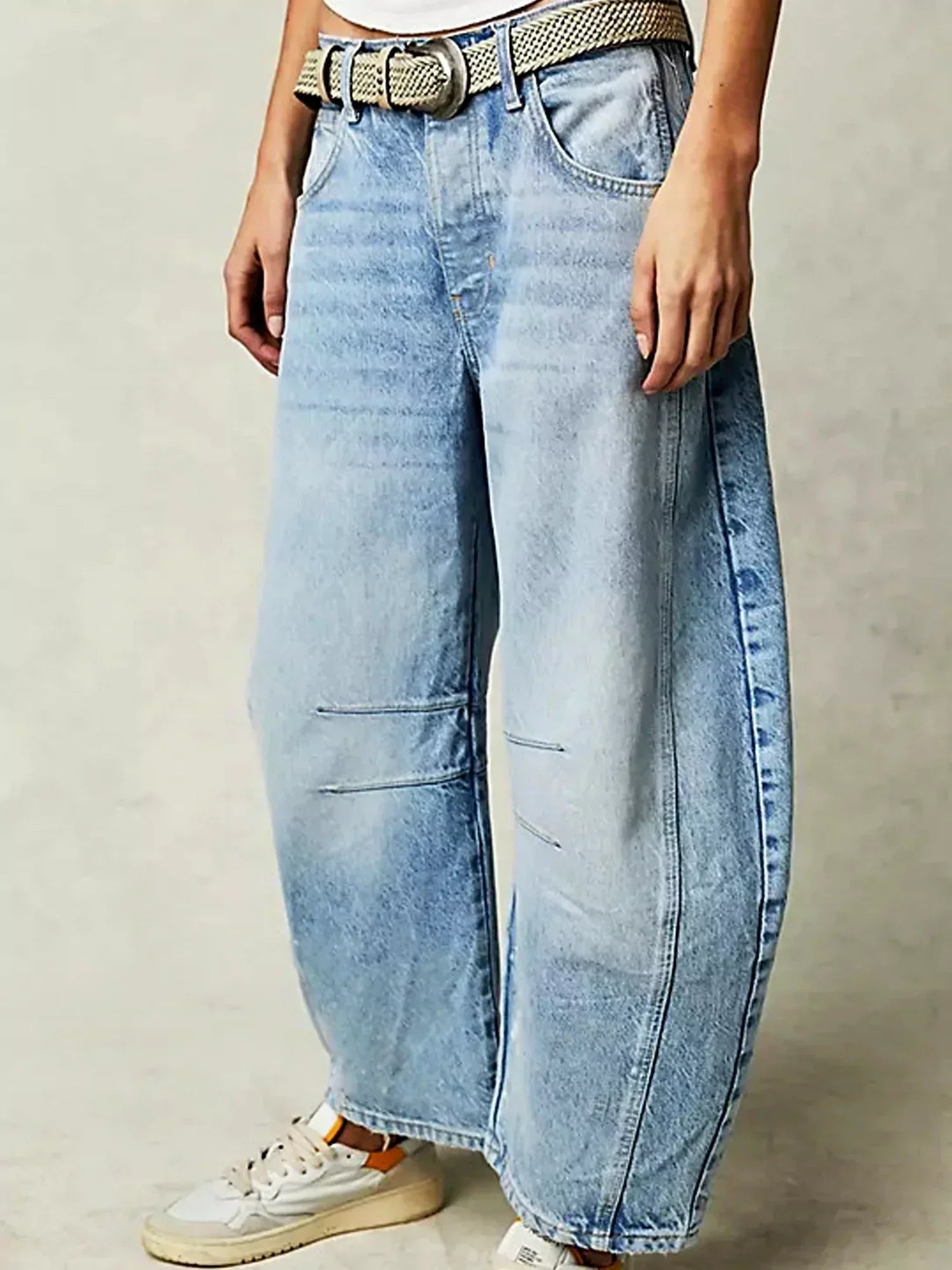 Zillah – Wide-Leg Barrel Jeans | High Waist