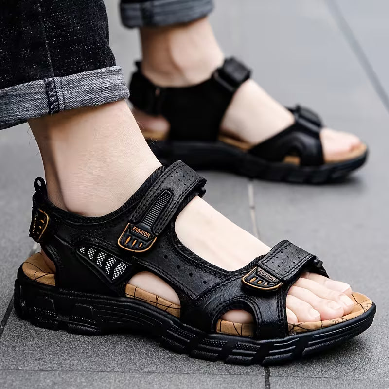 Orthopedic Outdoor Sandals with Adjustable Straps for Men