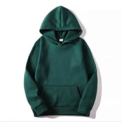 Casual Unisex Hoodie with Kangaroo Pocket and Hood
