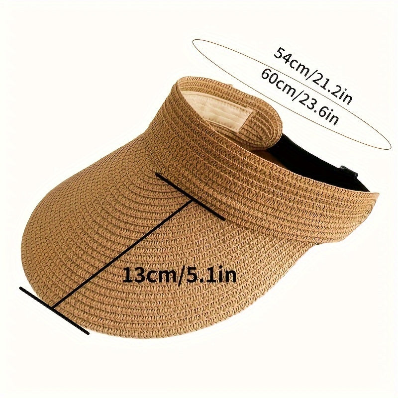 Women's Sun Hat with Wide Brim and Adjustable Fit