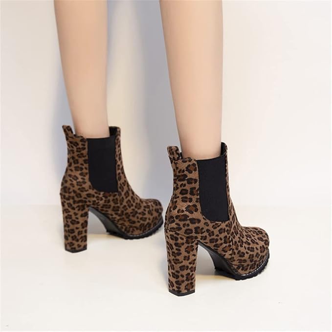 Women's Trendy Comfortable Ankle Boots with Block Heel