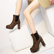 Women's Trendy Comfortable Ankle Boots with Block Heel