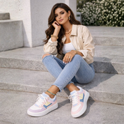 Sneakers for Women with Laces and Comfortable Sole