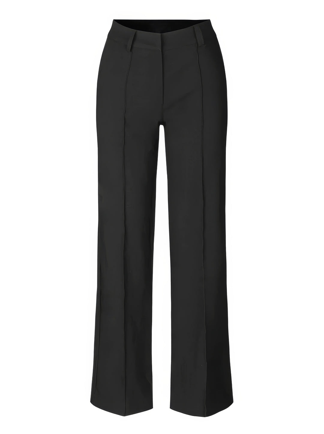 Elegant Pants with High Waist and Vertical Front Seam