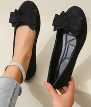 Comfort ballerinas with bow detail and soft fit