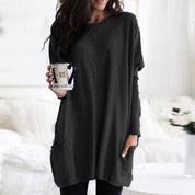 Women's Sweater Dress with Pockets