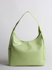 Minimalist Vegan Leather Hobo Shoulder Bag