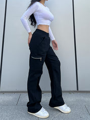 Comfortable Cargo Pants for Women with Elastic Waist