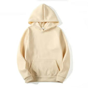 Casual Unisex Hoodie with Kangaroo Pocket and Hood