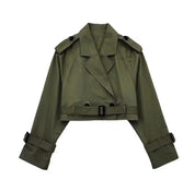 Lilia - Short Stylish Trench Coat