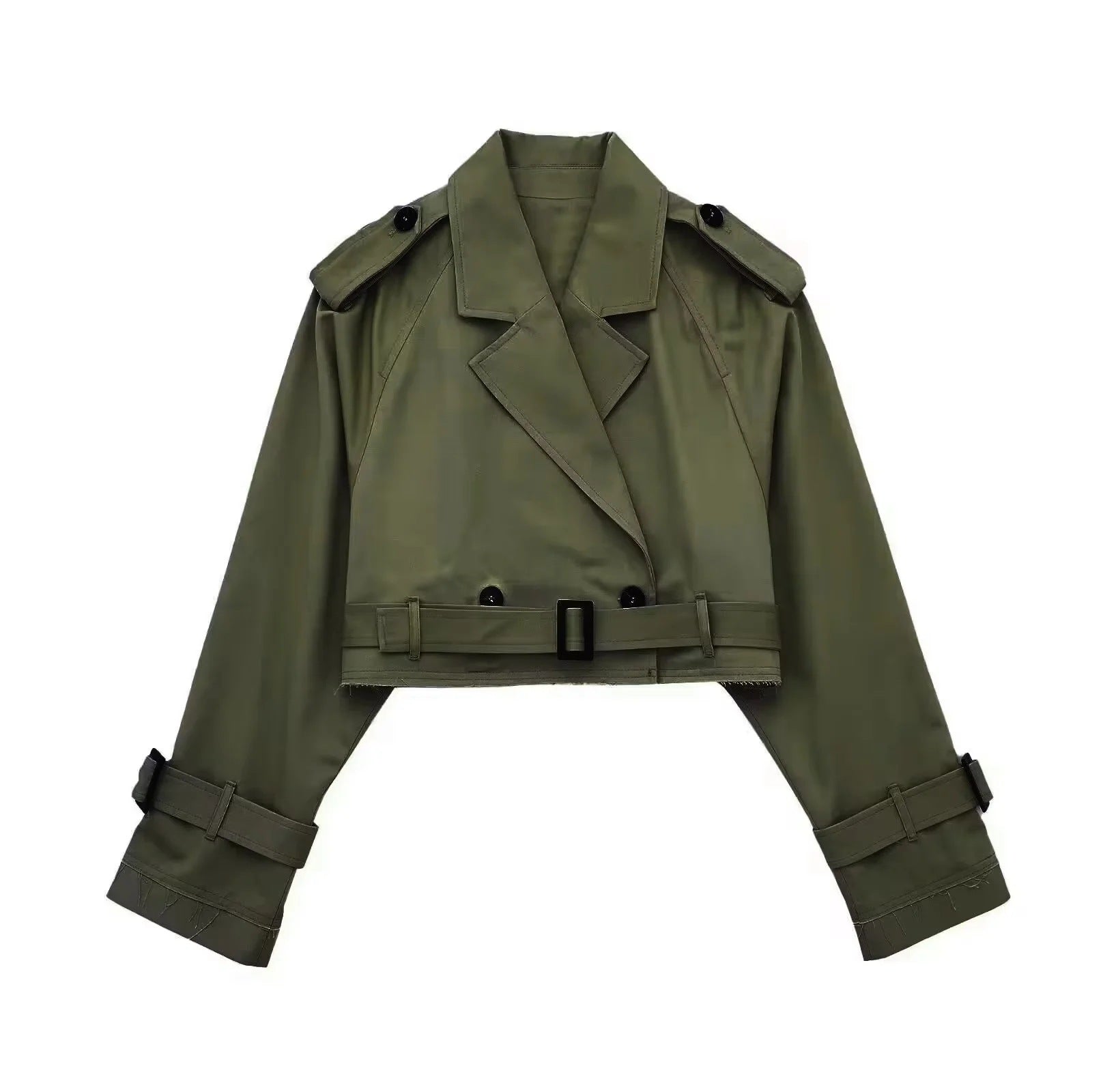 Stylish Women's Short Trench Coat for a Casual Look
