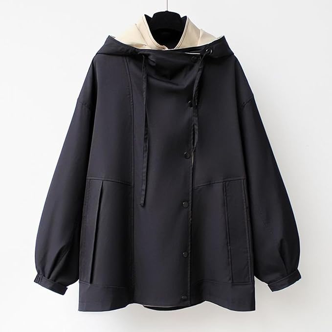 Lightweight Windbreaker with Hood for Women