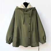 Lightweight Windbreaker with Hood for Women