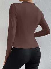 Mimi - Shirt with Ruffles and Long Sleeves