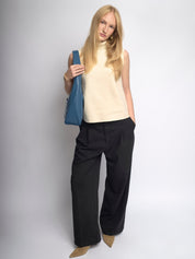 Minimalist Vegan Leather Hobo Shoulder Bag