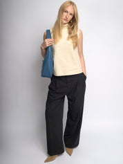 Minimalist Vegan Leather Hobo Shoulder Bag