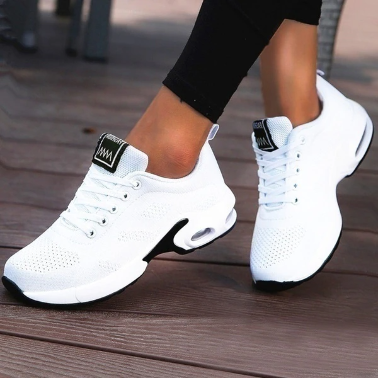 Lightweight Women's Walking and Work Sneakers with Orthopedic Sole