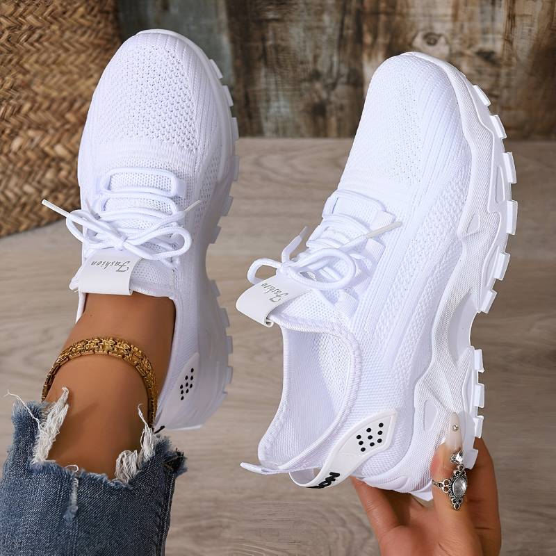 Sporty Lightweight Sneakers with Chunky Sole for Women