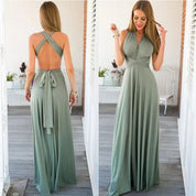 Kensi - Maxi Dress with Wrap Top