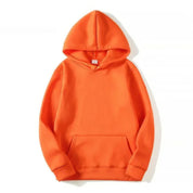Casual Unisex Hoodie with Kangaroo Pocket and Hood