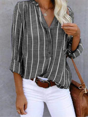 Avalon - Trendy striped blouse