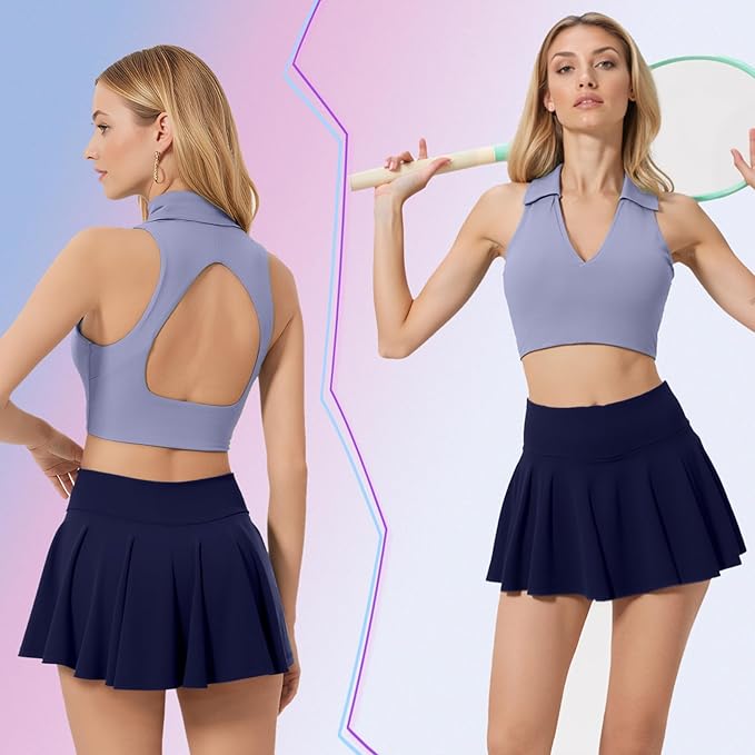 Isa - Tennis skirt with integrated shorts